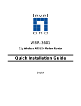 LevelOne WBR-3601 Quick Installation Manual