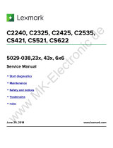 Lexmark C2240 User manual