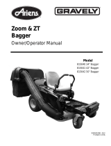 Gravely Zoom Bagger Owner's And Operator's Manual