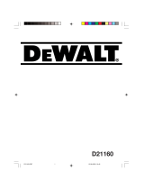 DeWalt D21160 Owner's manual