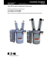 Eaton Cooper Power NR Series Operating instructions