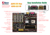AOpen AX45-533 U2 Easy Installation Manual
