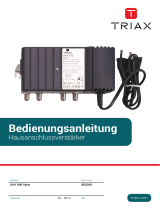 Triax GHV 900 Series User manual