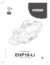 Erbauer EHP18-Li Original Instructions Manual