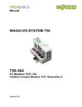 WAGO WAGO-I/O-SYSTEM 750 750-362 User manual