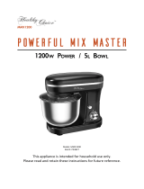 Lenoxx Healthy Choice Powerful Mix Master MMX1200 User manual