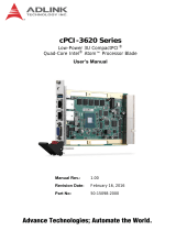 ADLINK Technology cPCI-3620 User manual
