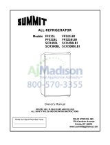 Summit FF511LBI7ADA Owner's manual