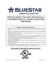 Blue Star  BSLARAI48BB  Owner's manual