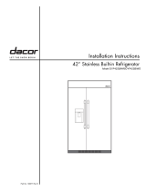 Dacor  DYF42SBIWS  Installation guide