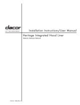 Dacor RNIVSR2 Owner's manual