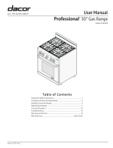 Dacor HGR30PSLP Owner's manual