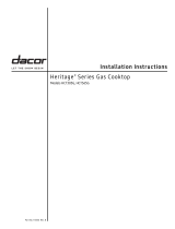 Dacor HCT365GSLP Installation guide