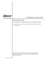Dacor HRV46S Installation guide