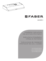 Faber Levante I 36 SS 300 cfm User manual