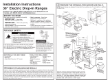 GE JD630DFBB Installation guide