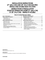 Jenn-Air JJW2427DS Installation guide