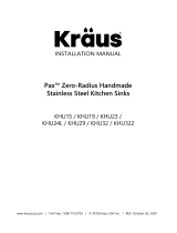 KRAUS KHU24L-1610-53CH User manual