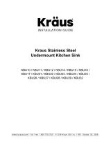 KRAUS KBU32 Installation guide