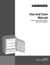 Liebherr UB501 User guide