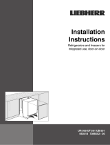 Liebherr UB501 Installation guide