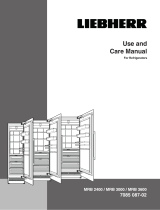 Liebherr MRB3600 Owner's manual