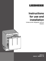 Liebherr UPR51 Installation guide