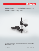 Miele KWT2602VI Installation guide