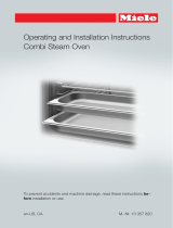 Miele DGC68051XL Installation guide