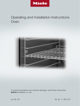 Miele H67802BP Installation guide
