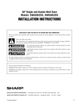 Sharp SWA3052DS Installation guide