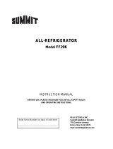 Summit FF29K Owner's manual