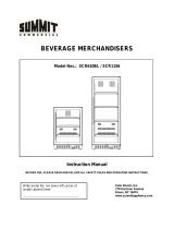 Summit SCR1156 Owner's manual