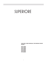 Superiore HP481BSS Owner's manual