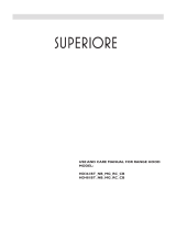 Superiore HD481BTSC Owner's manual