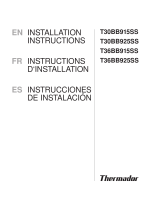 Thermador T36IB905SP Installation guide