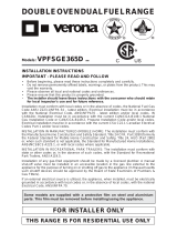 Verona  VPFSGE365DW  Owner's manual