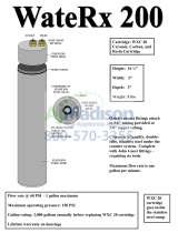 WateRx WX200 Owner's manual