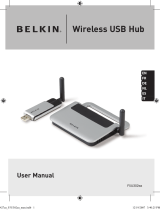 Belkin HUB USB SANS FIL #F5U302EA Owner's manual