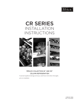 Perlick CR30R-1-2R Installation guide