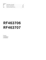 Gaggenau RF 463 706/ RF 463 707 Owner's manual