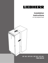 Liebherr MF3651 Installation guide