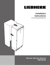 Liebherr MRB3600 Installation guide