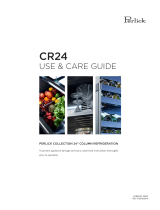 Perlick  CR24W-1-4R  User manual