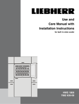 Liebherr HWS-1800 Installation guide