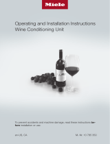 Miele 10746080 Installation guide