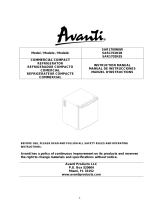 Avanti SAR1701N1B Owner's manual