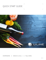 U-Line UHDE215-SS03A Quick start guide