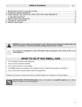 Smeg PGFU36X Installation guide