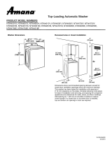 Amana NTW4516FW User manual